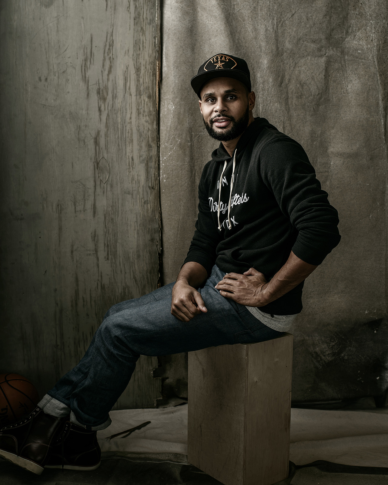 NBA player, Patty Mills, photographed by Josh Huskin.  