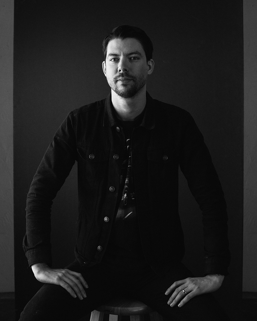 Travis Buffkin photographed by editorial and portrait photographer Josh Huskin in San Antonio, Texas. 
