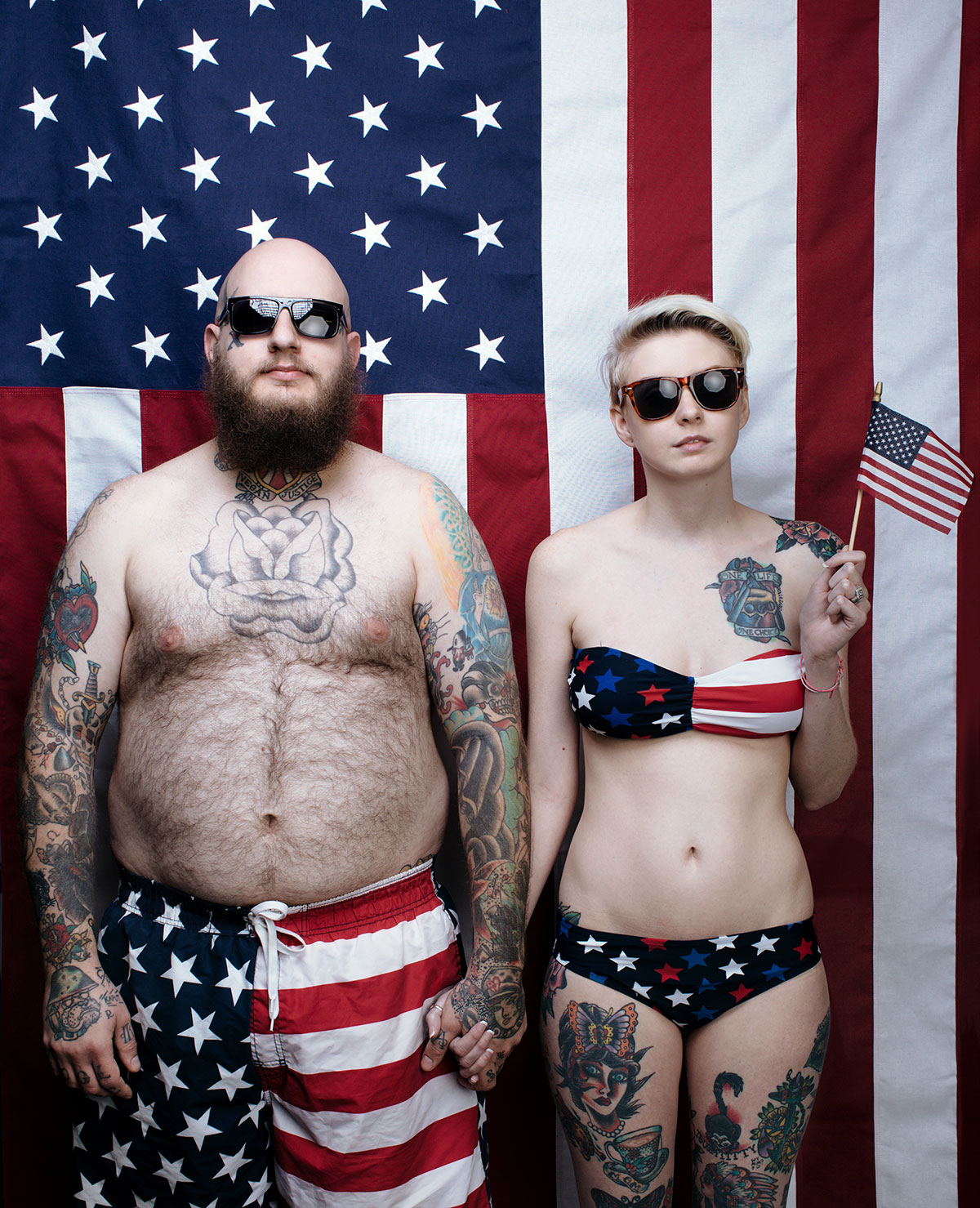 Portrait of Alex and Krista Kass, shot by  Texas Conceptual and Editorial Portrait photographer Josh Huskin. 