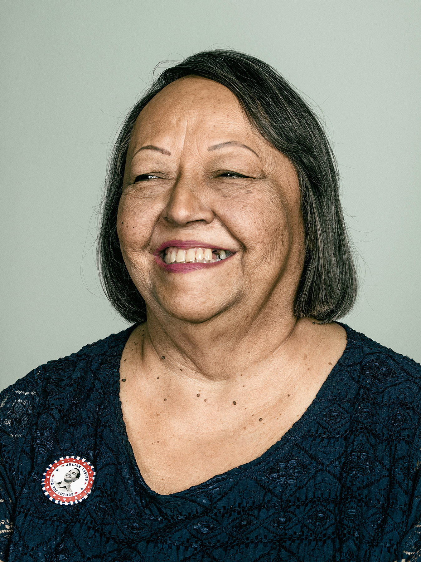 Rosie Castro, mother of Joaquin and Julian Castro, photographed in San Antonio, TX by editorial photographer Josh Huskin.