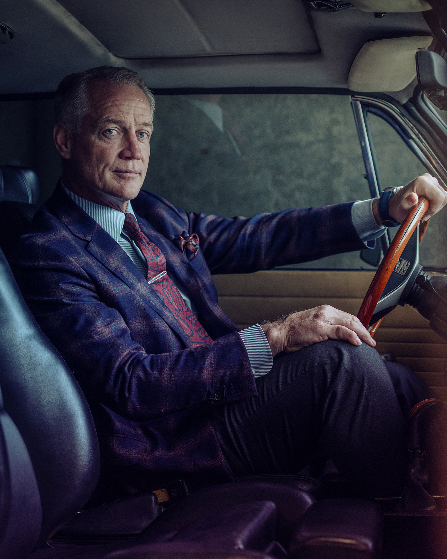 Daryl Moose Johnston, former Dallas Cowboys fullback photographed in San Antonio, Texas.