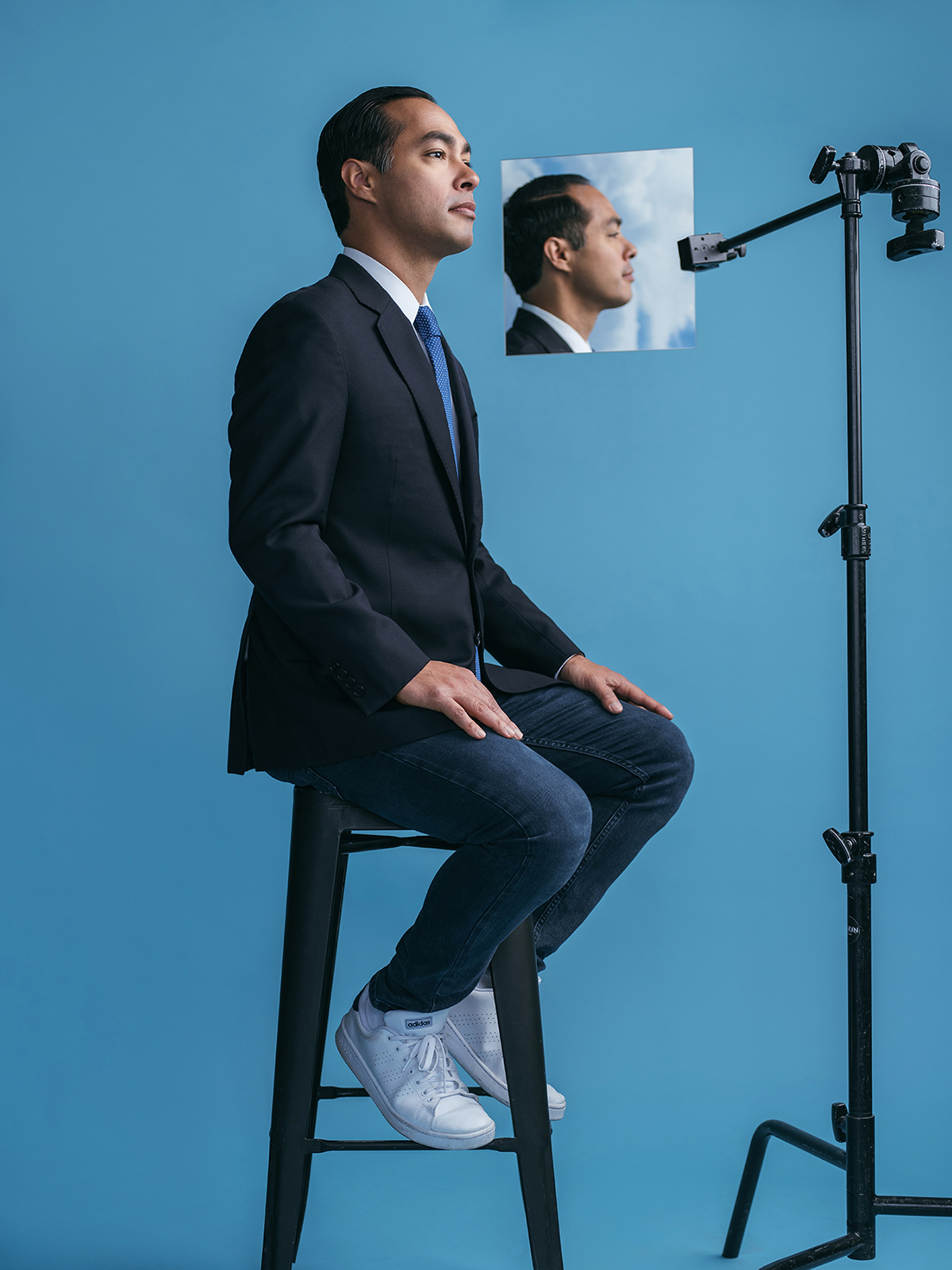 Presidential Candidate, Sec. Julian Castro, photographed in San Antonio, TX by portrait photographer Josh Huskin